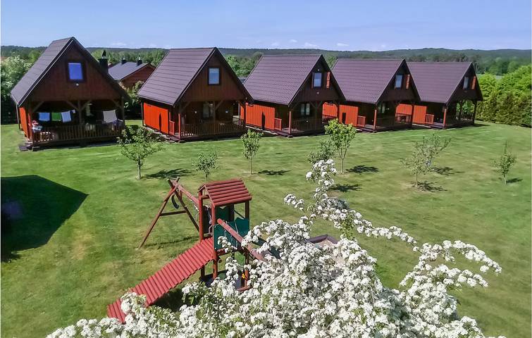 Ferienhaus für 5 Personen mit Terrasse in Kołczewo, Stettiner Haff