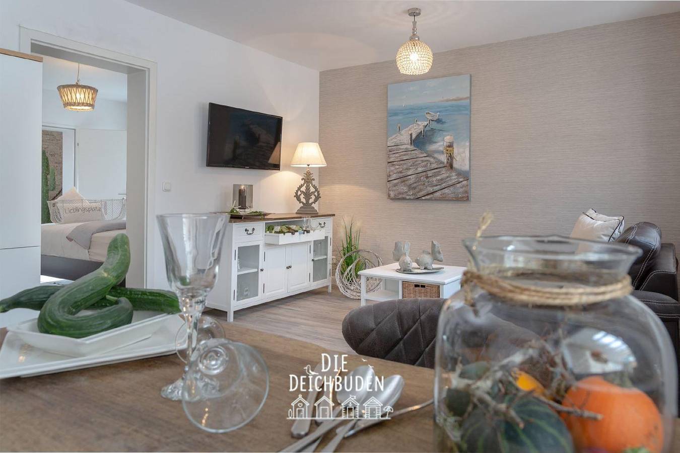 Ganze Ferienwohnung, Bude 6 in Büsumer Deichhausen, Kreis Dithmarschen