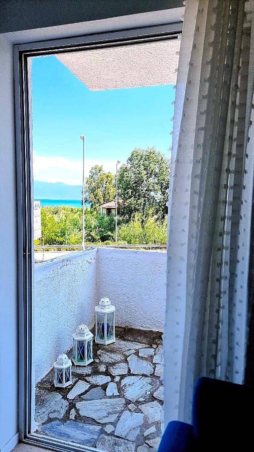 Ferienwohnung für 3 Personen, mit Balkon und Terrasse sowie Ausblick