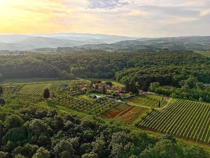 Maison d’hôte pour 2 personnes, avec jardin et vue dans Tavarnelle in Val di Pesa