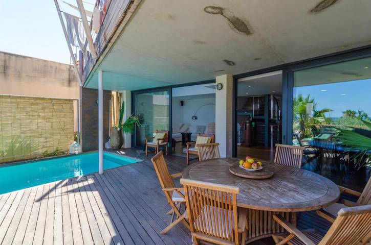 Villa pour 8 personnes, avec Terrasse ainsi que Jardin et Piscine à Calafell - 3