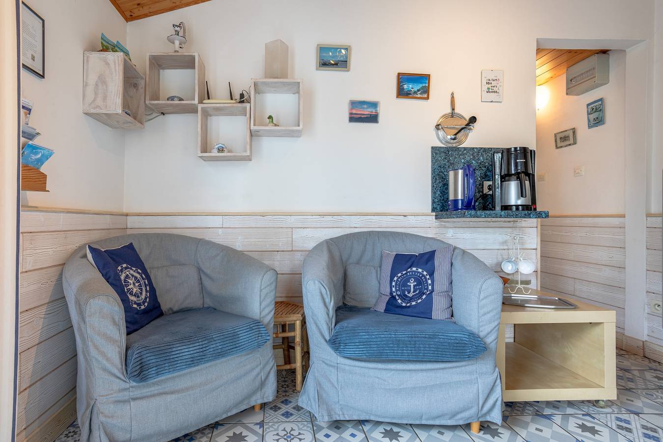 Vakantiehuis 'Gîte Tout Confort 800m Plage' met privé terras en privé tuin, foto 10