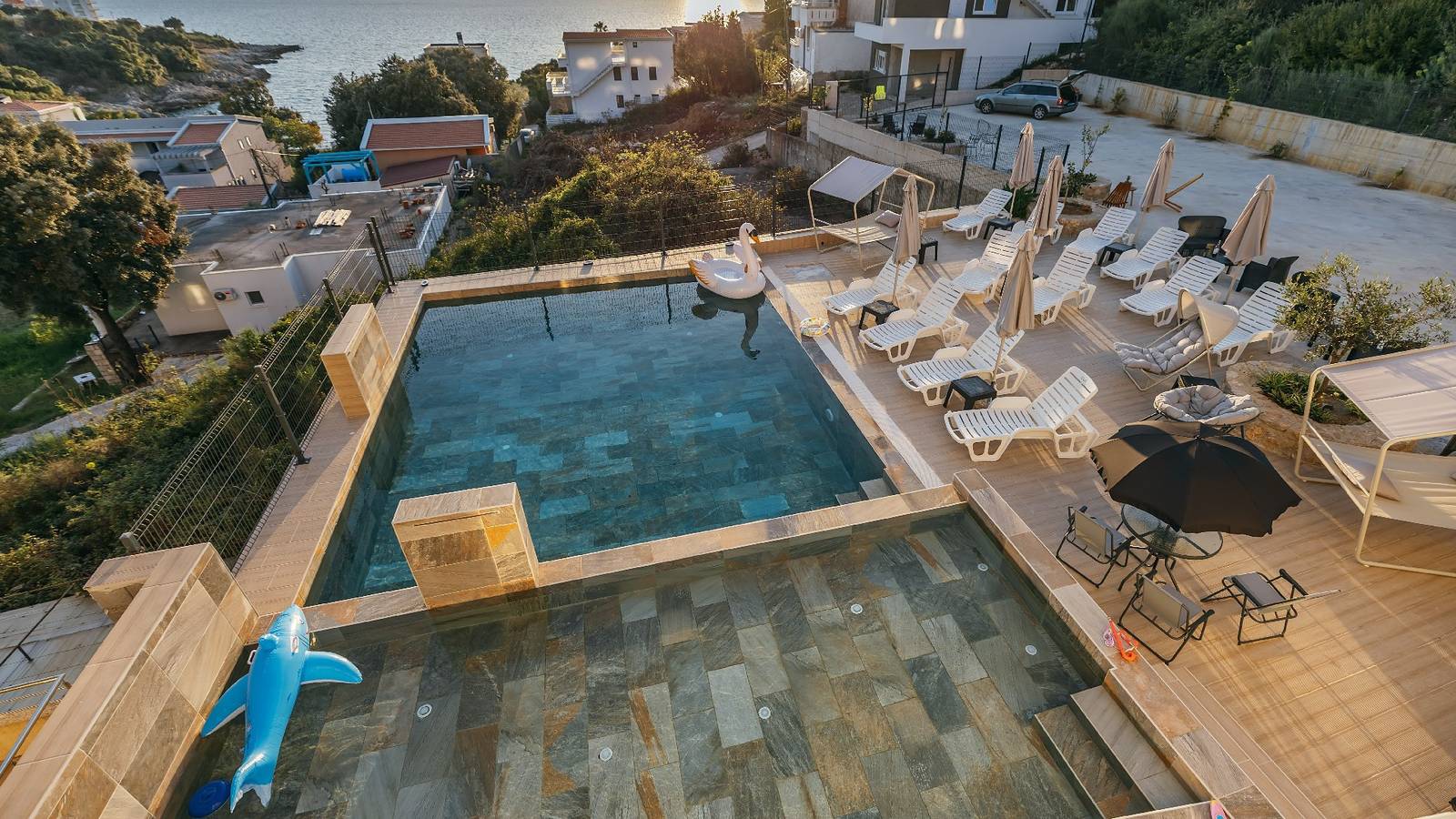 Hel lägenhet, One Bedroom Apartment with Balcony in Utjeha-Bušat, Montenegro