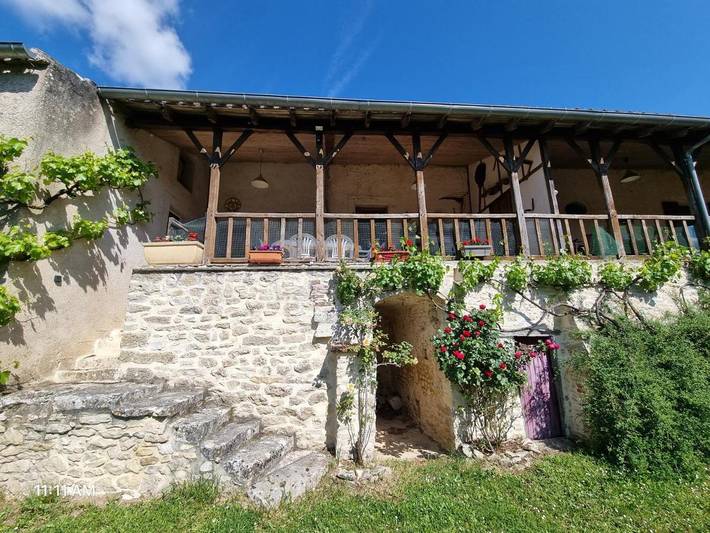 Location de vacances pour 4 personnes, avec Terrasse ainsi que Jardin et Vue à Cahors