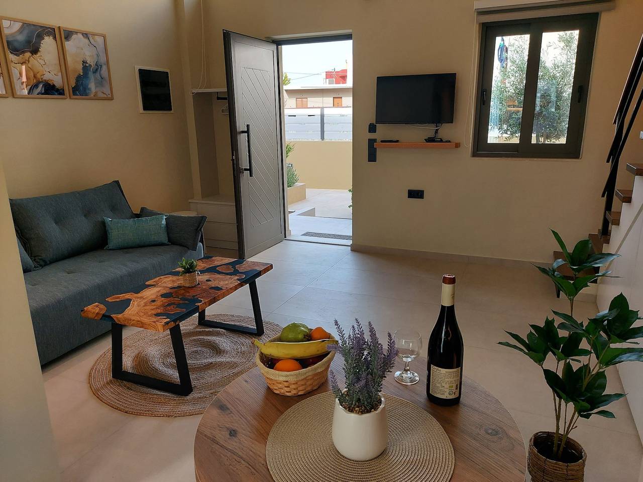Ganze Wohnung, Ferienwohnung für 4 Personen mit Garten in Rethymno und Umgebung