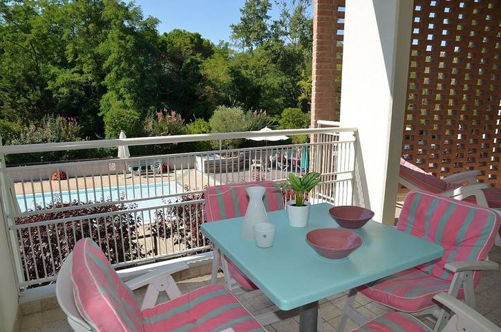Ferienwohnung für 7 Personen, mit Garten und Ausblick sowie Meerblick in Bibione Pineda