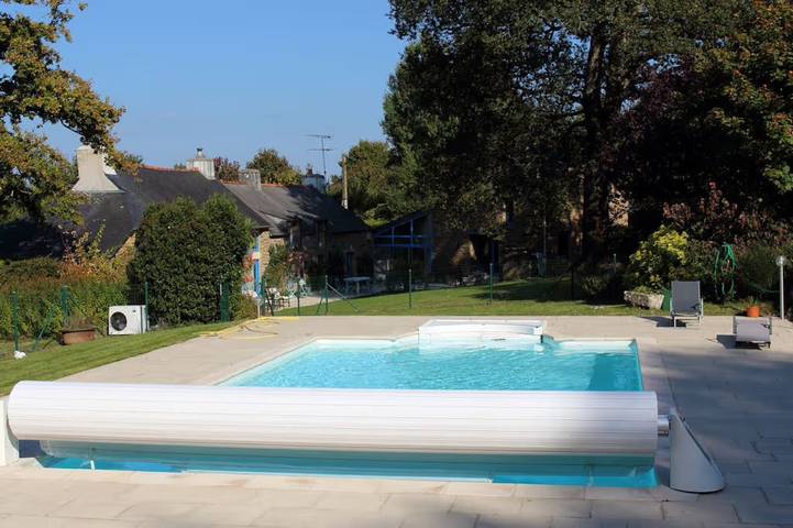 Le Pilori – Violine Room with Shared Terraces, Garden, and Pool in Saint-Jacut-les-Pins, Vannes Området