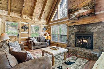 Log Cabin for 6 Guests in Wears Valley, Sevier County, Picture 2