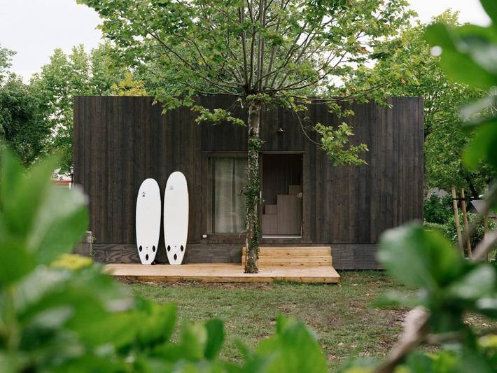 Camping para 2 personas, con Terraza además de Jardín y Piscina en 