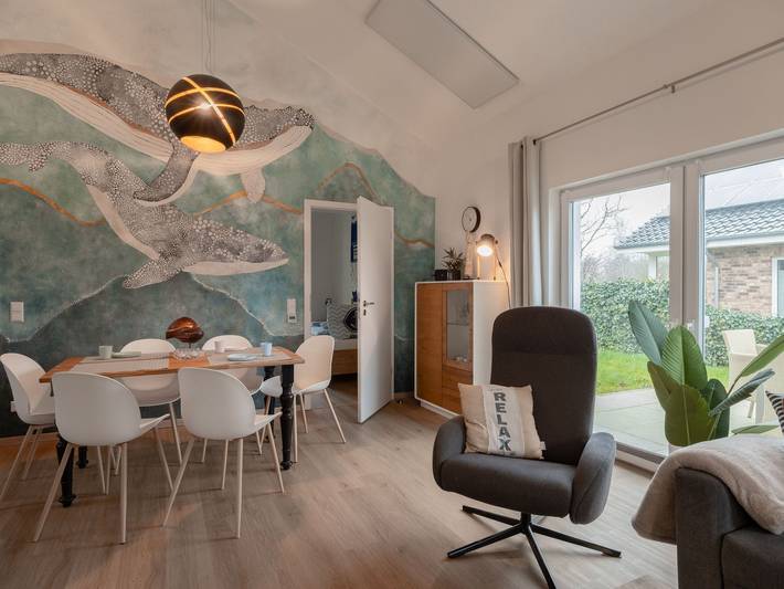Ferienhaus für 5 Personen, mit Garten und Terrasse, kinderfreundlich in Jade