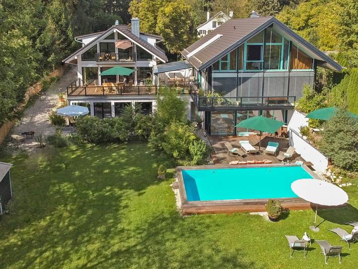 Ferienwohnung für 4 Personen, mit Balkon und Terrasse sowie Ausblick am Ammersee