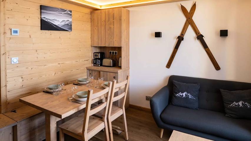 Gîte pour 4 personnes, avec vue à Val Thorens