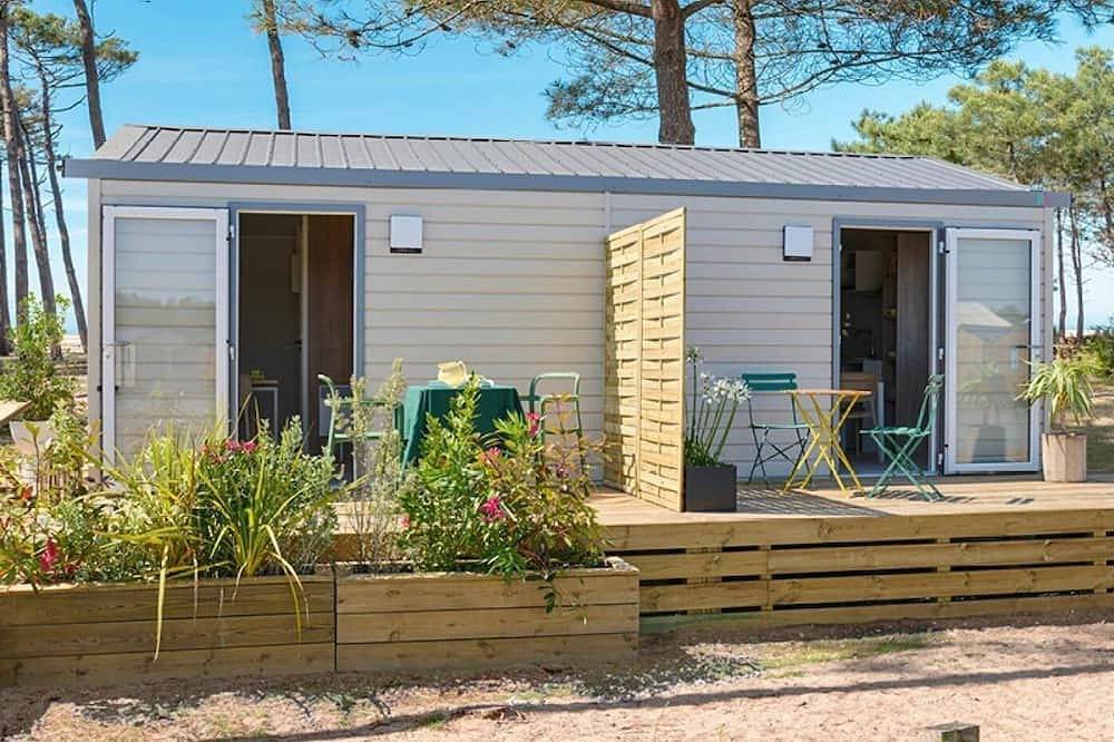 Zecamping 3* toboggans mobil-home Tv 16m2 2 pers in Quinéville, Cherbourg en omgeving