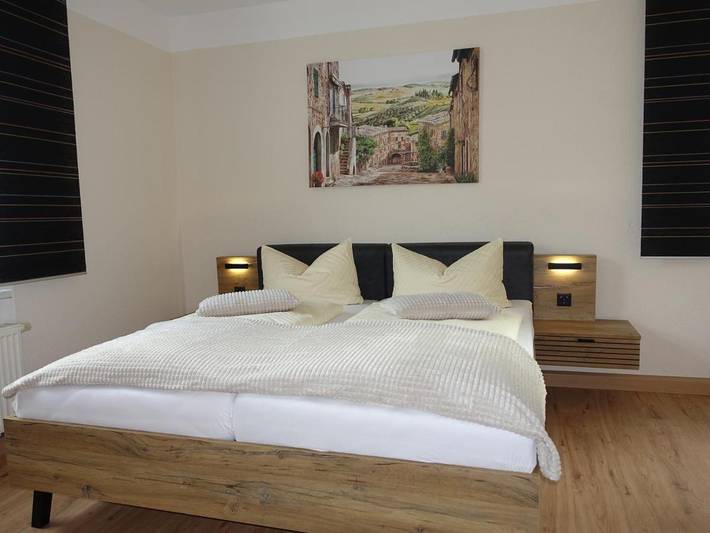 Apartament wakacyjny dla 4 osób, z Balkon i Ogród oraz Widok w Budziszyn