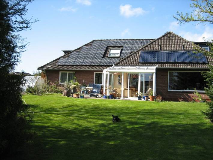 Ferienwohnung für 4 Personen, mit Balkon und Balkon/Terrasse sowie Terrasse und Garten in der Husumer Bucht - 3