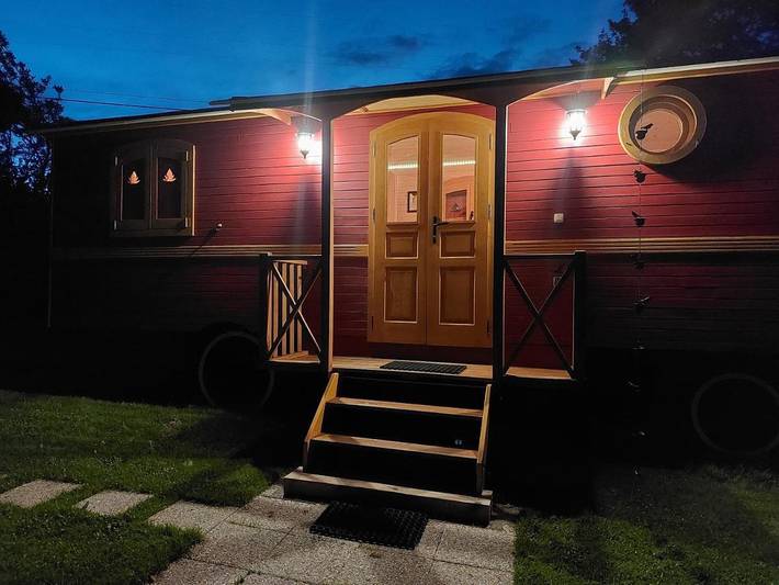 Tente pour 2 personnes, avec terrasse et vue ainsi que sauna et jardin dans la Creuse - 3