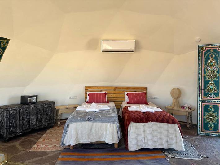 Tente pour 2 personnes, avec vue ainsi que piscine et jardin au Maroc - 4