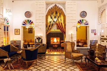 Riad pour 2 personnes, avec sauna ainsi que jardin et piscine à Rabat