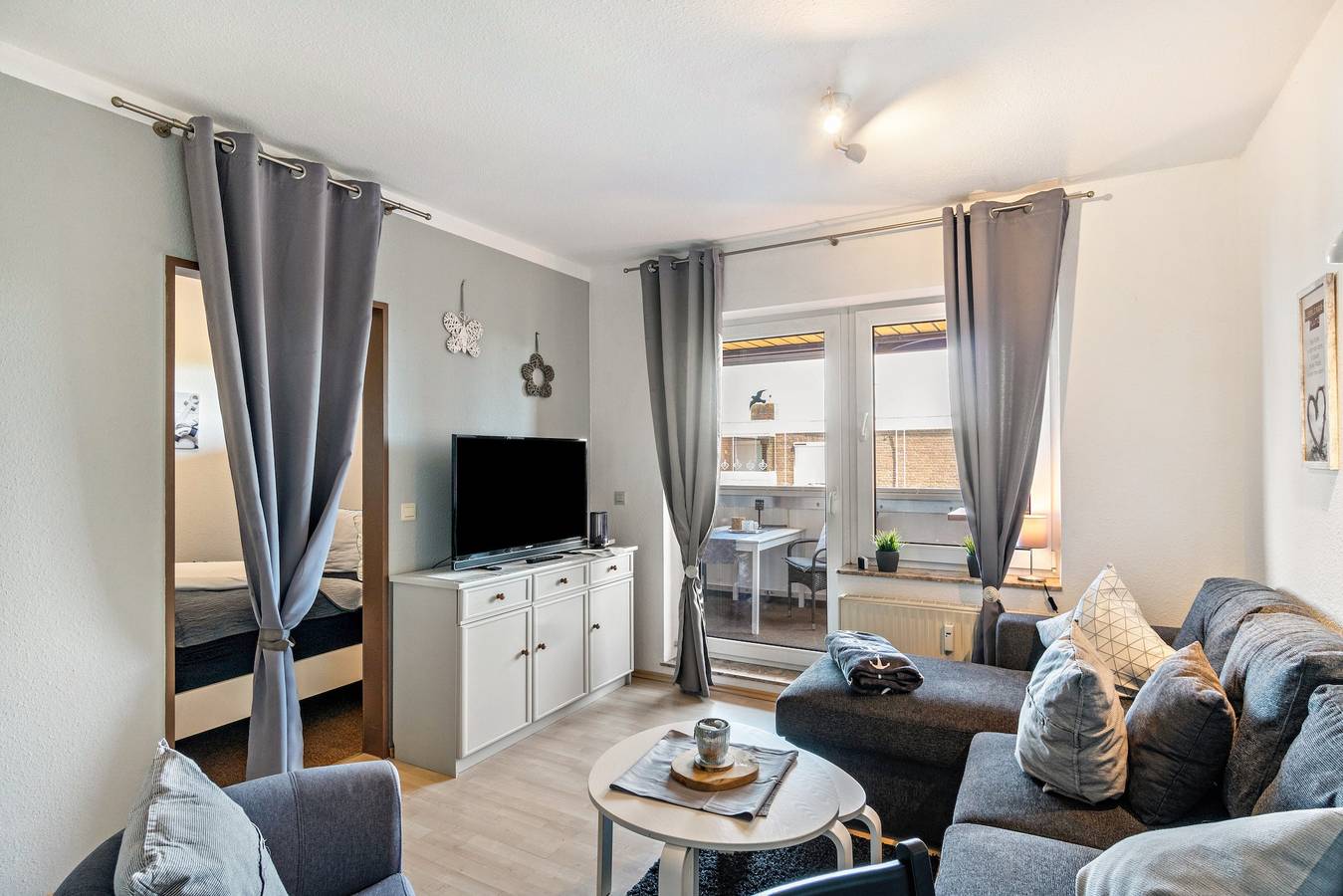Ganze Wohnung, Apartment 'Tanjasfewo in Dornumersiel' mit Balkon und Wlan in Westeraccumersiel, Dornum