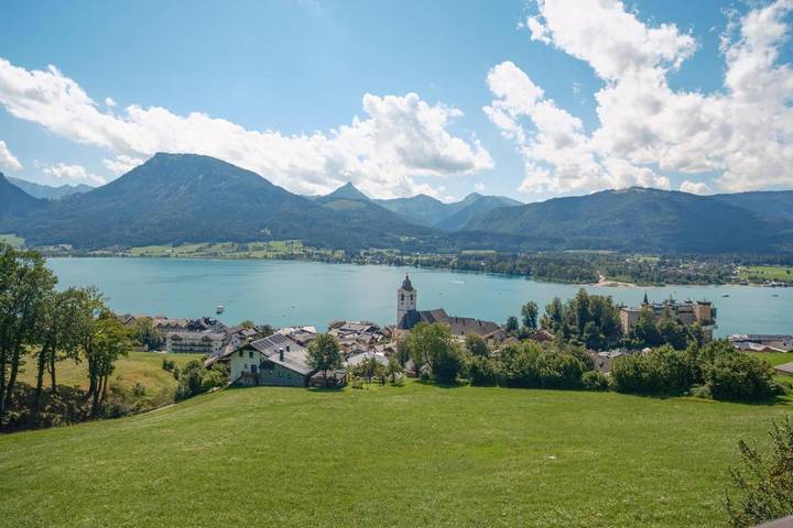 Appartement de vacances pour 2 personnes, avec jardin et vue sur le lac ainsi que sauna et vue
