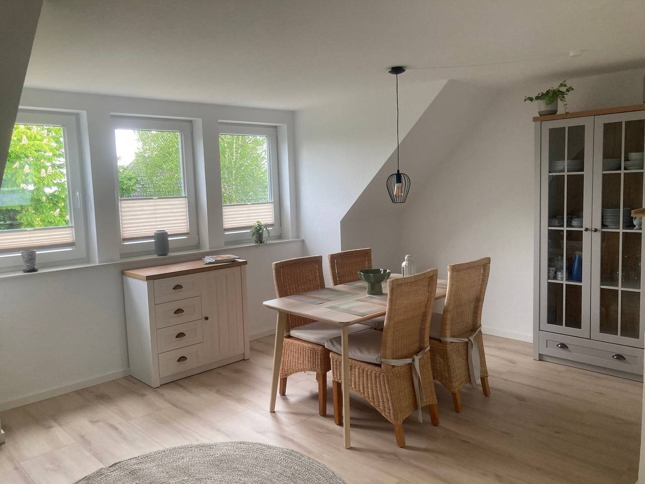 Ganze Wohnung, Apartment Künstlerkoje mit Teilmeerblick, gemeinsamer Terrasse und Wlan in Schobüll, Nordseeküste