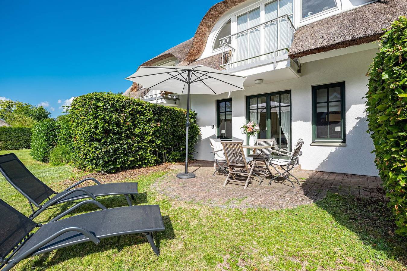 Ganze Wohnung, Romantisch und ruhig gelegen am Bodden- Ferienwohnung Wildrose in Wieck am Darß, Fischland - Darß - Zingst