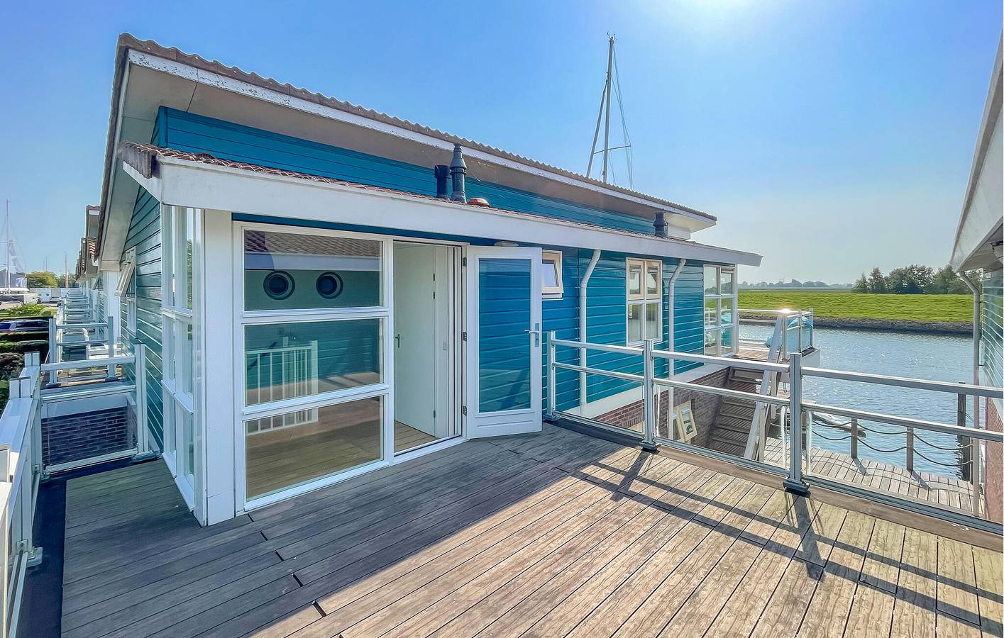 Ferienhaus für 6 Personen mit Ausblick in Workum, Ijsselmeer