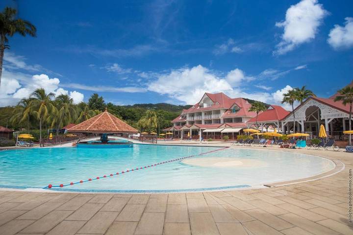 Club vacances pour 3 personnes, avec balcon et jardin ainsi que piscine et vue en Martinique - 4