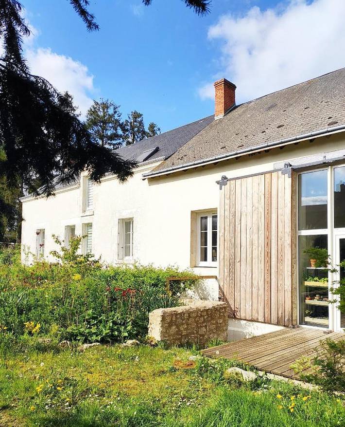 Cottage pour 2 personnes, avec vue ainsi que jardin et terrasse dans Valloire-sur-Cisse