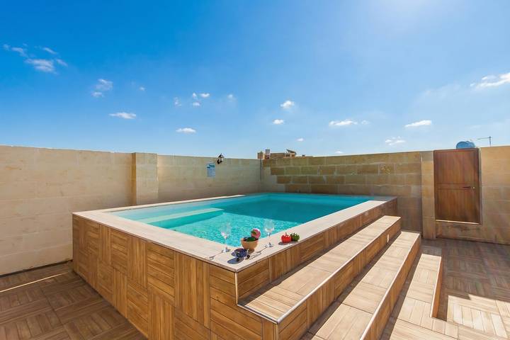 Ferienhaus für 7 Personen, mit Terrasse und Kinderpool sowie Pool in Gozo - 4