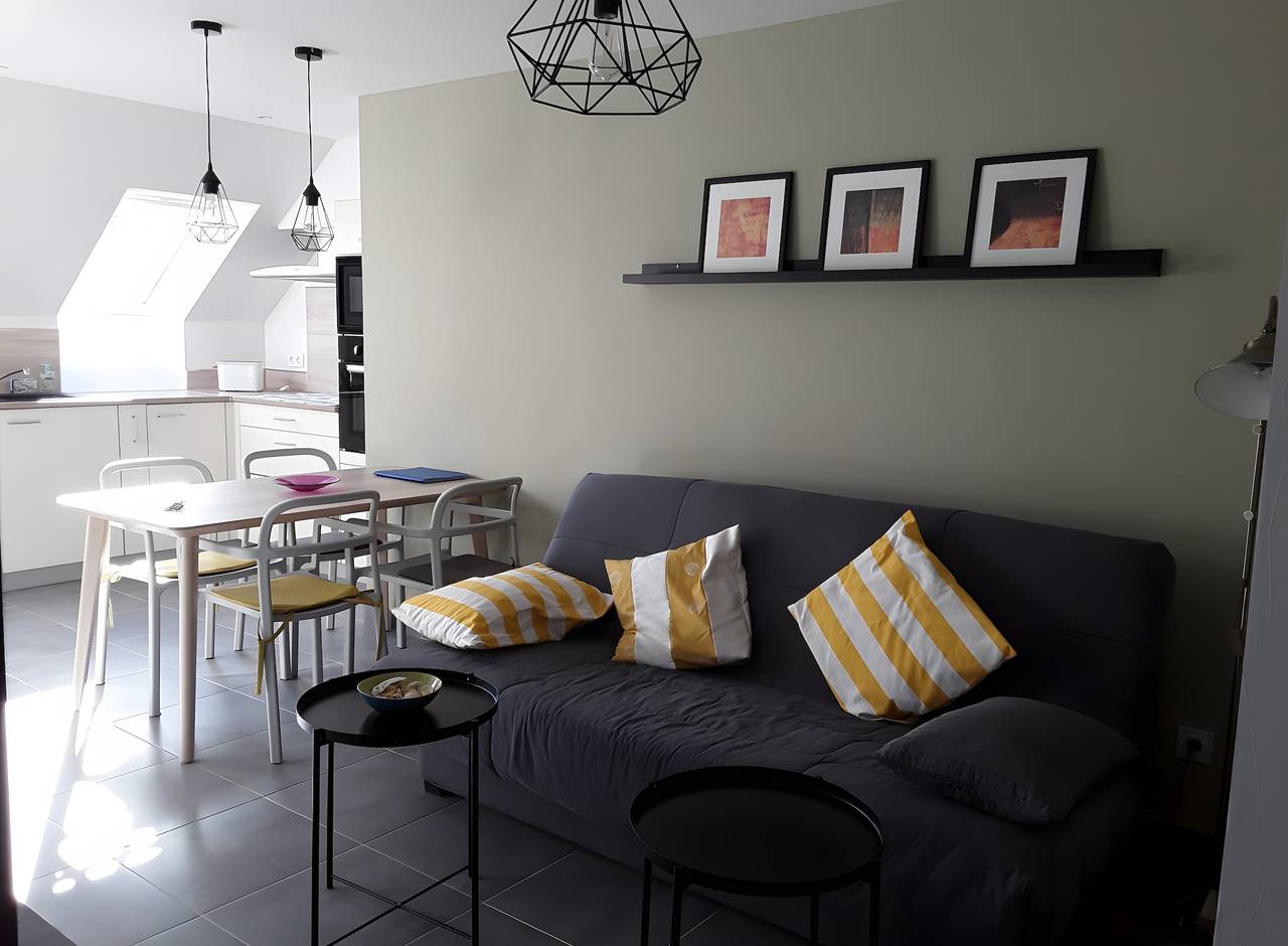 Apartamento entero, A 300 m de la playa: apartamento luminoso con parking privado in Roscoff, Ceinture Dorée