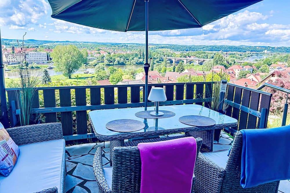 In Pirna mit Schöner Terrasse in Pirna, Elbsandsteingebirge
