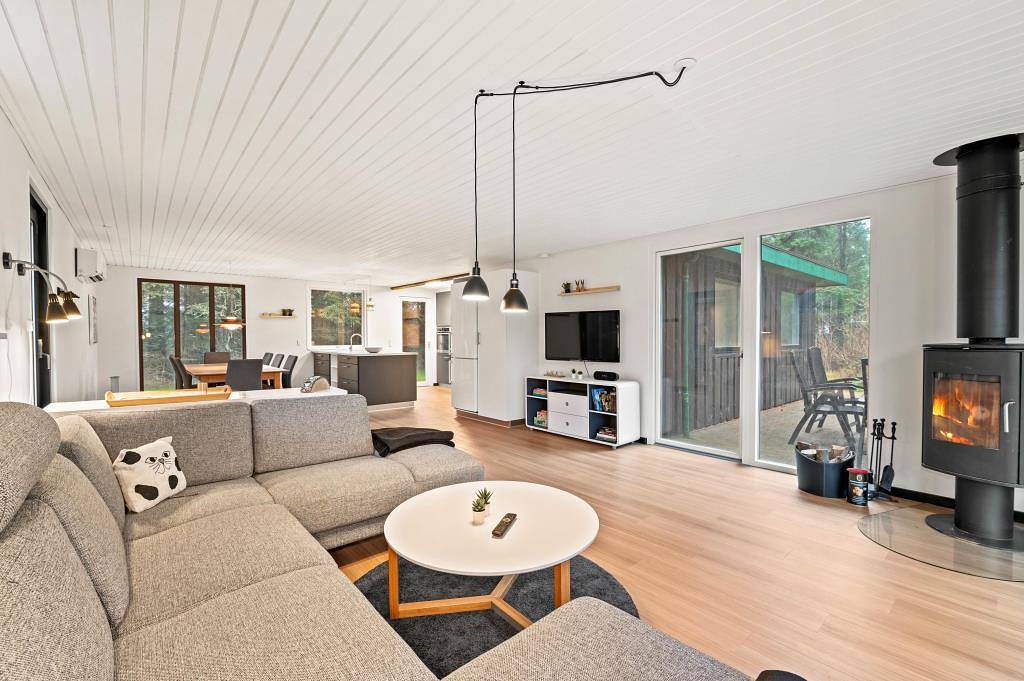 Klassisches Ferienhaus mit Holzofen in Lodberg Hede in Lodbjerg Hede, Ringkøbing