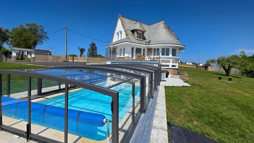 Location de vacances pour 10 personnes, avec jardin ainsi que vue et piscine à Ploubazlanec - 3