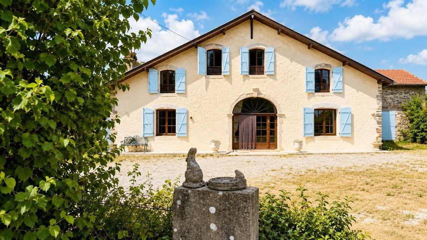 Maison de vacances pour 12 personnes, avec Piscine à Auterrive