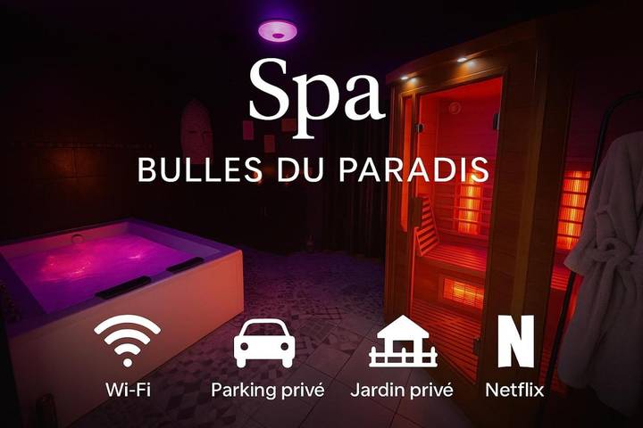 Maison de vacances pour 2 personnes, avec sauna ainsi que jardin et jacuzzi
