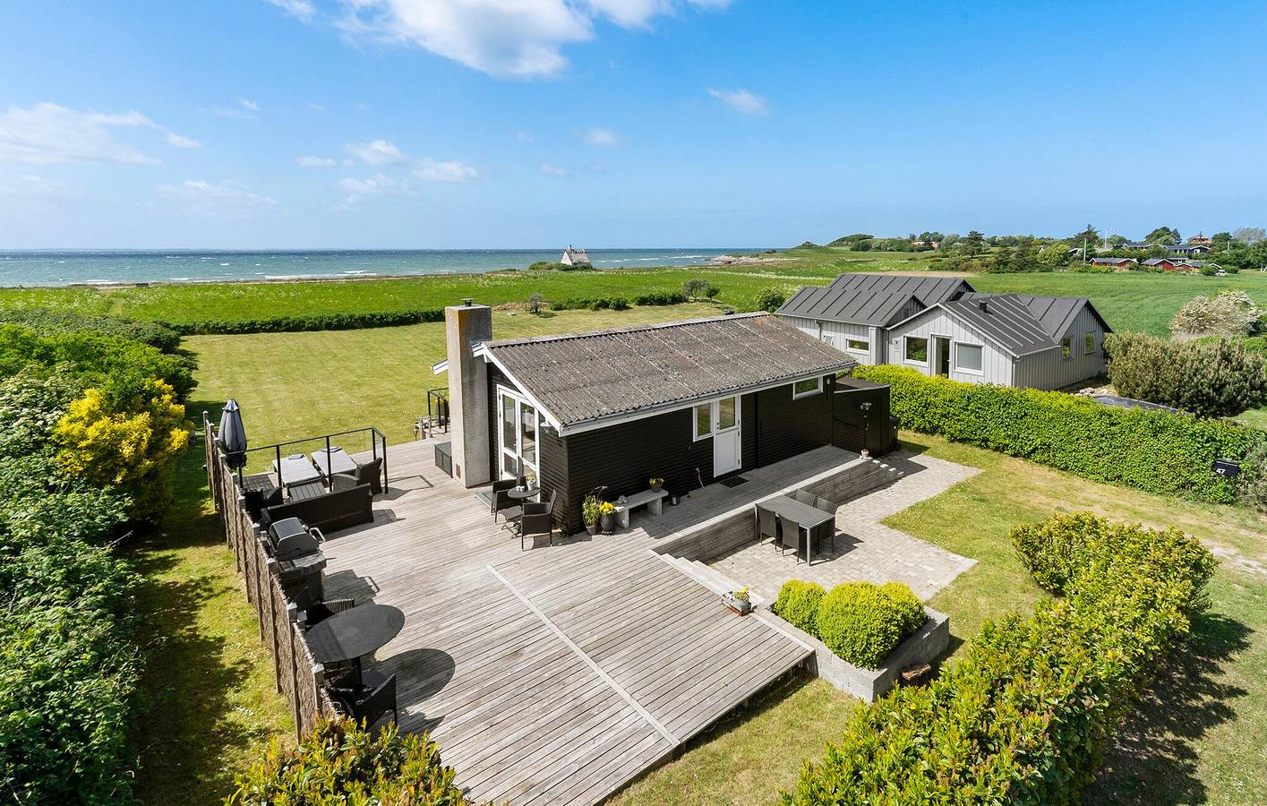 Ferienhaus für 4 Personen mit Terrasse in Langø, Martofte