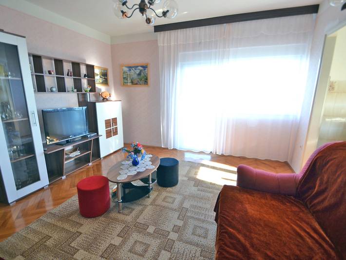 Ferienwohnung für 6 Personen, mit Balkon und Terrasse sowie Garten und Ausblick in Opatija Riviera - 3