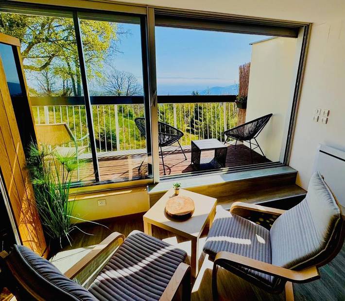 Gîte pour 2 personnes, avec vue ainsi que sauna et jardin à Turckheim - 2