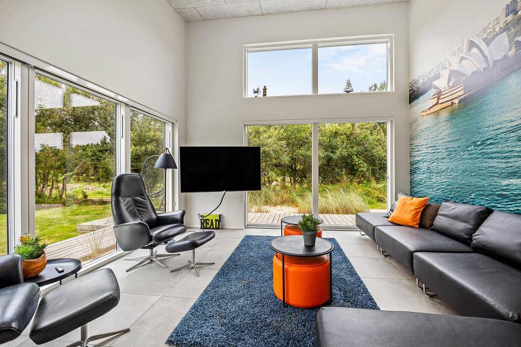 Luxury holiday home with hot tub, sauna and games room in Blavand, Varde Region