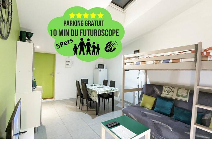 Appartement de vacances pour 2 personnes, avec Vue