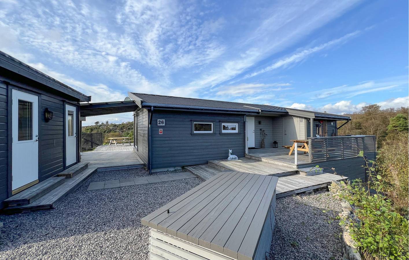 Feriehus for 7 personer med terrasse in Lindesnes 