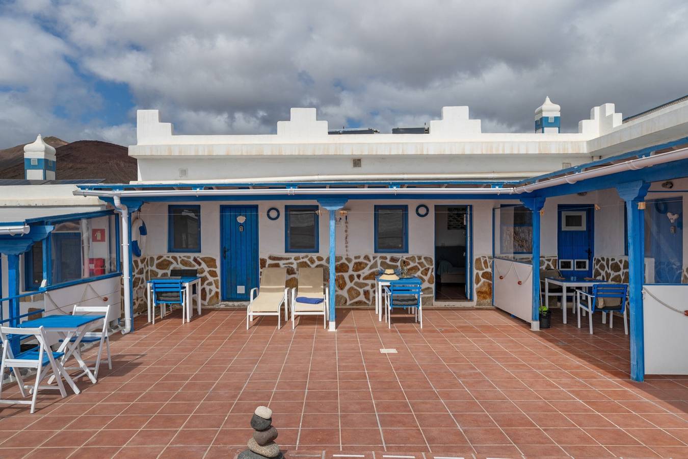 Einheit 3 in „Ventanas de Lanzarote“ mit Gemeinschaftsterrasse, Meerblick & Wlan in Quemada Beach, Lanzarote