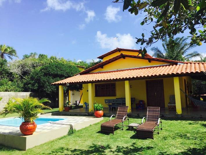 Villa para 15 pessoas, com piscina e jardim e ainda vista em Ilhéus