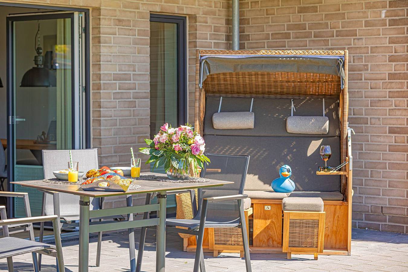 Ganze Wohnung, Fjord-Koje 2  - Fußbodenheizung, Dusche, Terrasse, Gartenmöbel, Strandkorb in Schleswig, Schleswig & Umgebung