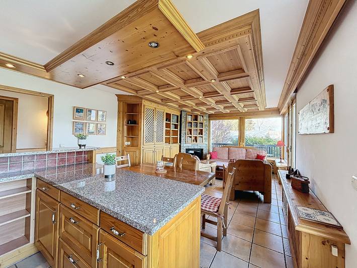 Chalet pour 9 personnes, avec balcon à Combloux - 4