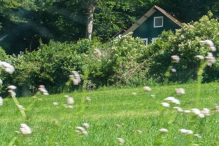 Blockhütte für 4 Personen, mit Garten am Edersee