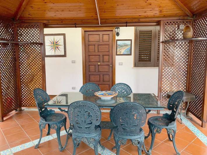Ferienhaus für 4 Personen, mit Balkon und Terrasse sowie Ausblick