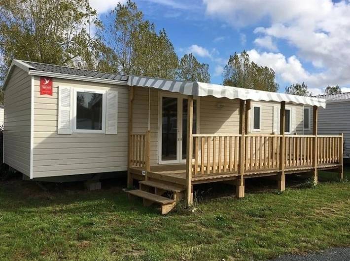 Mobil home pour 8 personnes, avec bassin pour enfant à Angles - 3