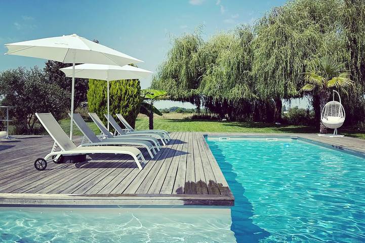 Location de vacances pour 10 personnes, avec jacuzzi et sauna dans Cadarsac